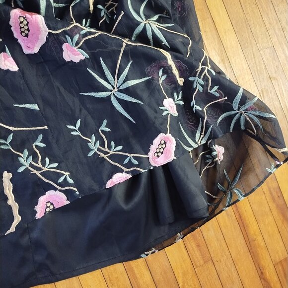 Vintage Adele Wechsler Embroidered Skirt - Picture 7 of 10